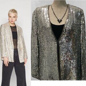 Vintage Sequin Jacket Size large